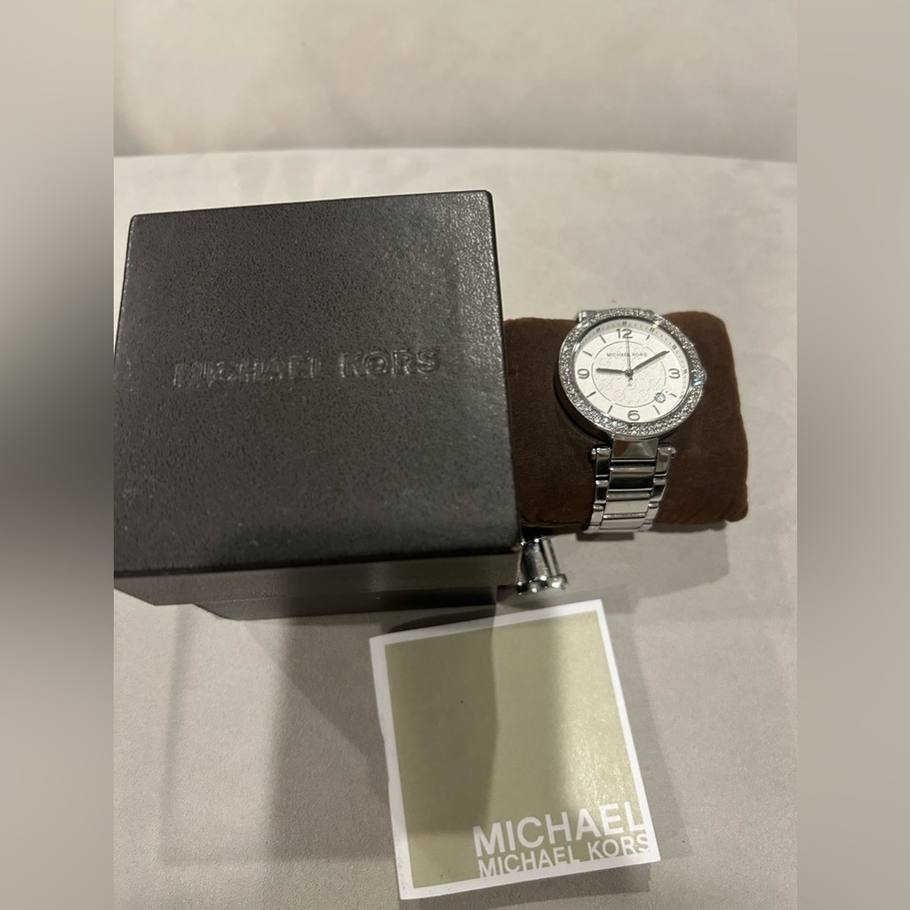 Michael Kors Watch with crystal bezel